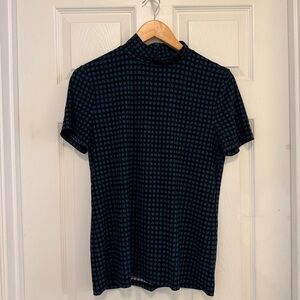 NWOT Anne Klein Mock Neck Knit Top